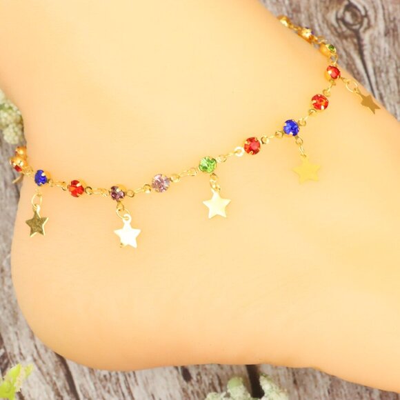 "Dainty Anklet for Women – Elegant Everyday Jewelry & Perfect Gift | MLCRC1304 - Picture 3 of 10
